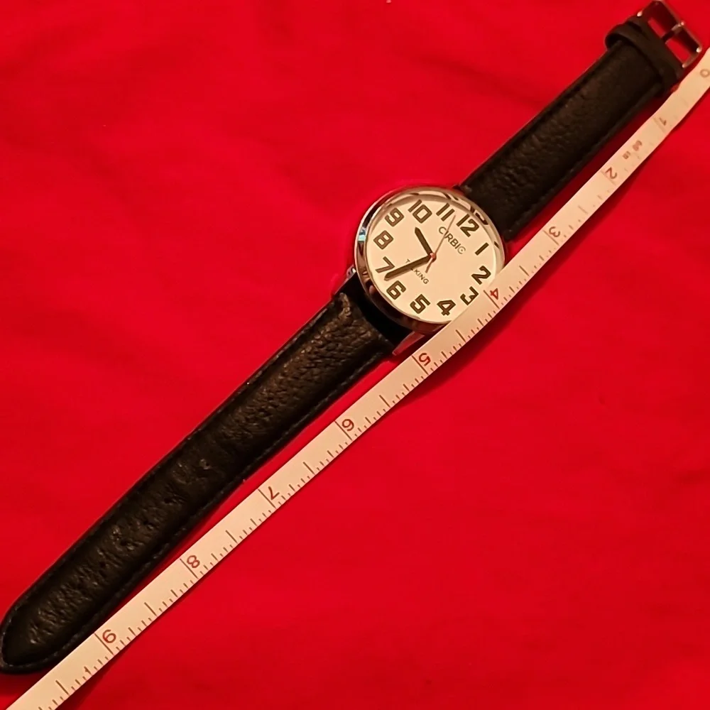 Cirbic Big Talking Watch‎ with Jumbo Numbers for Visually Impaired Male Voice
